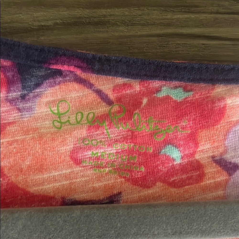 Lilly Pulitzer Floral Print Dress with Button Detail - Picture 2 of 2
